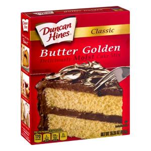 Duncan Hines Pinnacle Dry Classic Butter Golden Cake Mix 15.25oz (PACK OF 12)