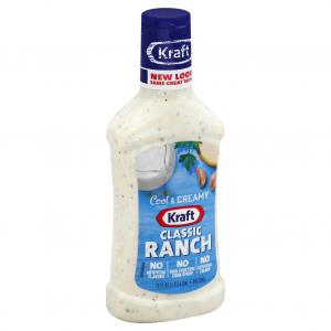 Kraft Classic Ranch Lite Salad Dressing, Plastic Bottles (16 Fl Oz, 6 Count)