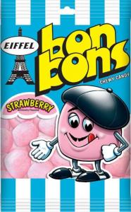 Eiffel Foreign Bon Bons Strawberry Chewy Candy Case (4 Ounces, Pack Of 12)