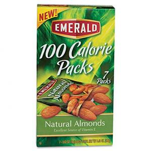 Emerald 100 Calorie Pks Natural Almonds, 7 Count