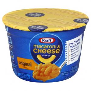 Kraft Heinz Dry Cup Easy Macaroni Original Cheese Dinner 2.05oz (PACK OF 10)