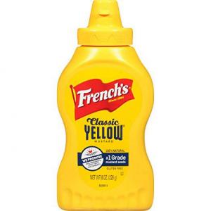 French?s Classic Yellow Mustard Sauce, Ground Yellow Mustard, Gluten Free, 8 oz