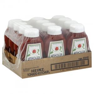 Heinz Tomato Squeeze Bottle Ketchup (136400) 20 oz (Pack of 12)