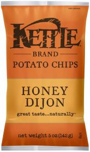 Kettle Brand Potato Chips, Honey Dijon, 5 Ounce Bags (Pack of 15)