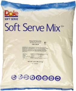 Dole Mango Soft Serve Mix For Desserts, Gluten & Lactose Free (4.5 lbs, 4/Case)