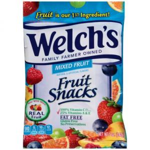 Welchs Mixed Fruit Fruit Snacks, 5-Ounce (Pack of 12)