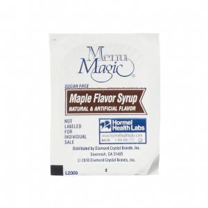 Menu Magic Maple Natural & Artificial Flavor Syrup (1 Ounce, 100 Case)