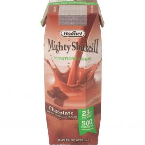Hormel MightyShakes II Nutritional Shake - cs of 27 (Cappuccino)