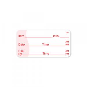Daymark DissolveMark Shelf Life Use By Food Label, 1 x 2 inch - 12 rolls per case.