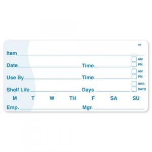 Daymark DissolveMark Shelf Life Use By Food Label, 2 x 4 inch - 12 rolls per case.