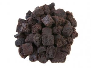 T R Toppers Fudge Brownie Bites Topping Bulk, 1 x 10 lb Case