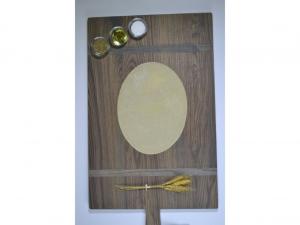 Ultra Thin Crust 11" Par-Baked Oval Flatbread Crust, 50 x 3.5 oz Case