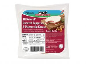 Cheesewich Slices of Pepperoni Mozzarella Cheese 2.5oz (PACK OF 64)