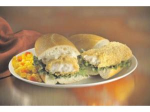 Dixie Crunch Cornmeal Coated Striped Pangasius Fillet (2-3 OZ, 34 Pieces)