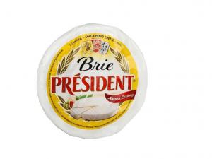 President Precious Plain X2 Brie Cheese, 2 Pound -- 2 per case.