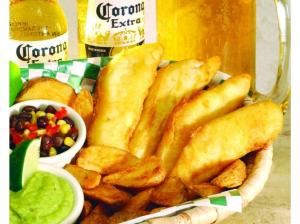 Fishery Corona Beer Battered Cod - 4 Ounce, 10 Pound -- 1 each.