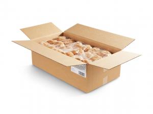 Klosterman Baked 4.5 inch Sliced Yellow Cornmeal Kaiser Bun (PACK OF 72)