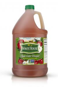 White House Canned 50 Grain Apple Cider Vinegar Case 1gal (PACK OF 4)