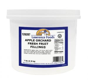 Whole Deluxe Apple Orchard Fresh Fruit Filling, 4 x 7 lb Case