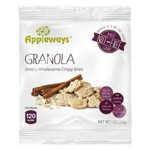 Appleways Granola Crispy Bites, Bulk Size Case (1 OZ, 108 Per Case)
