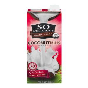 So Delicious Dairy Free 103410 Aseptic Coconut Original 12-32 Fl
