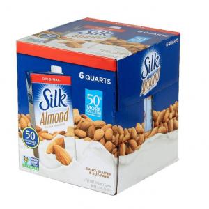 Silk Pure Almond Original, 32-Ounce Aseptic Cartons (Pack of 6)
