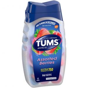 Tums Glaxo Smith Kline Assorted Berries Case 96each 6count (PACK OF 4)
