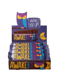 Awake Milk Chocolate Bar, Dark (1.34 Oz, 12 Bars Per Pack, 6 Packs Per Case)