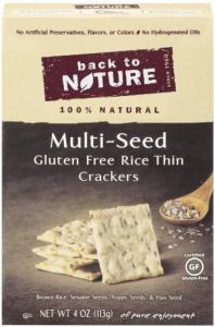 Back To Nature Gluten Free Rice Thins, Multi-Seed (4 Oz, Pack Of 12)