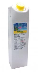 Island Oasis Banana Drink And Smoothie Mix - Aseptic (1 Liter, 12 Per Case)