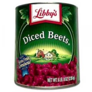 Libby Seneca Foods Fancy Diced Beets 104oz (PACK Of 6)