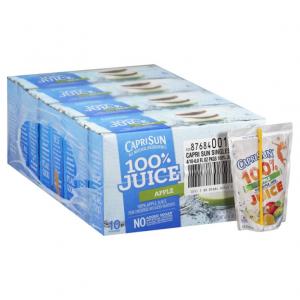 Capri Sun Apple Splash Juice, 6 Ounce -- 40 per case.