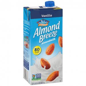 12 PACKS : Blue Diamond Almond Breeze - Vanilla - 32 oz