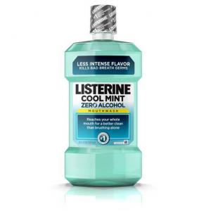 Listerine Zero Clean Mint, 1 Liter (6 Pack)
