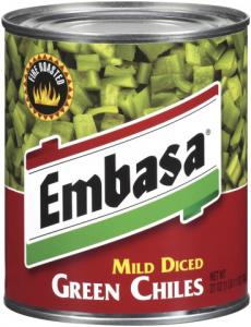 Embasa Whole Green Chiles - Mild