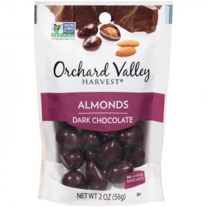 ORCHARD VALLEY HARVEST, Dark Chocolate Covered Almonds (2 Oz, Pack Of 14)