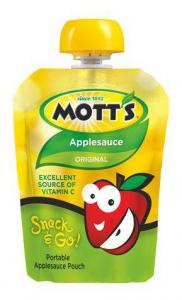 Mott's Applesauce, 3.2 Ounce Pouch, 12 Count (Pack of 4)