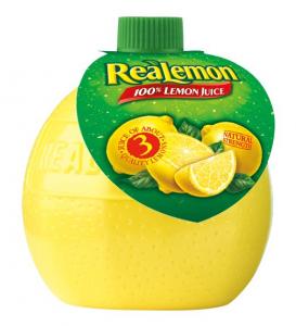 ReaLemon 100% Lemon Juice, Bulk Size Case (4.5 Fl.Oz. Bottles, Pack Of 24)