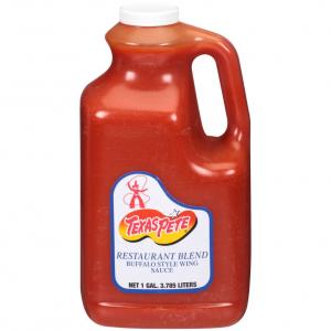 Texas Pete Restaurant Blend Buffalo Style Wing Sauce (1 Gallon, 4 Per Case)