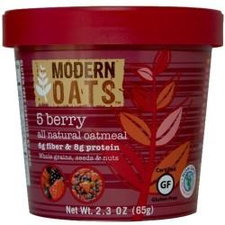 Modern Oats 5 Berry Oatmeal 6 cups, 12 Each (1 Pack)