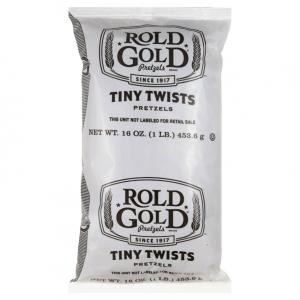 Rold Gold Classic Tiny Twist Pretzels, 16 Ounce Bag (Pack of 6)
