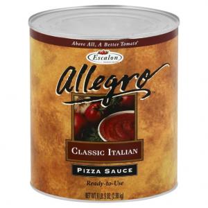 Heinz Allegro Classic Italian Pizza Sauce, 105 Ounce -- 6 / case.