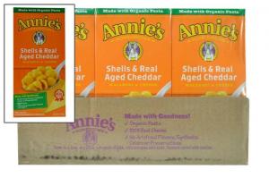 Annie's Homegrown Shells & Real Aged Wisconsin Cheddar, 6-ounces (Pack of12)