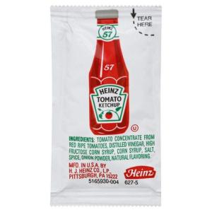 Heinz Tomato Ketchup Single Serve Packets (0.25oz Packets, Pack of 1000)