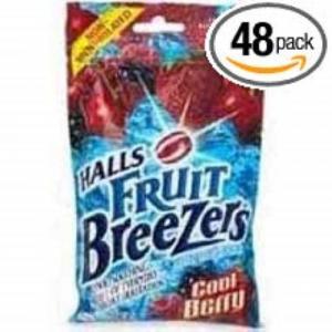 Halls Halls Fruit Breezers, Cool Berry, 25 lozenges