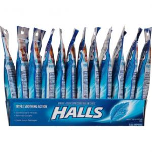48 PACKS : Halls Drops, Menthol-Lyptus, 30-Count Drops