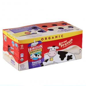 Horizon Organic Vanilla Milk, 8.0 Oz. Carton (18 count)