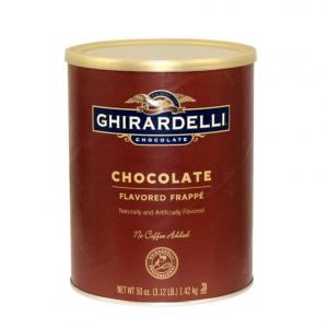 Ghirardelli Double Chocolate Frappe Classico, 3.12 Pound -- 6 per case.