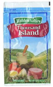 Hidden Valley Thousand Island Portion Pack Dressing -- 84 Case 1.5 Ounce
