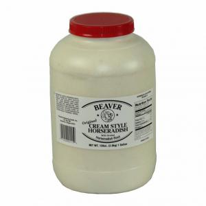 Beaver Cream Style Horseradish, 8 Pound -- 4 per case.